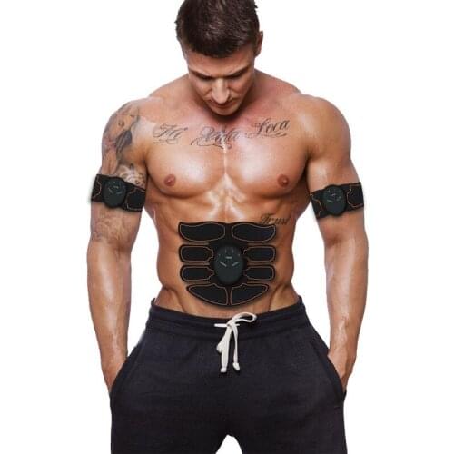 Wireless Electric EMS Muscle Stimulator Abdominal Anti-Cellulite Massager ABS Trainer Body Shaping Patch Home Fitness