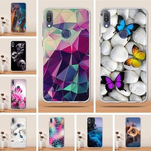 Case Cover for Asus Zenfone Max Pro M1 ZB601KL Soft Silicon TPU 3D Cute Cat Painted Back Cover for Asus Zenfone Max ZB602KL Case