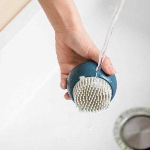 Ball Shape ABS Silicone Cleaning Brush Dish Washing Tool Household Kitchen Accessories for Bowl Plate Pot Pan