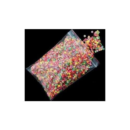 10000pcs/bag DIY Nail Art wheel Decorations feathers Slices 3D Polymer Clay Tiny Fimo Nail Art Rhinestones Acrylic Manicure