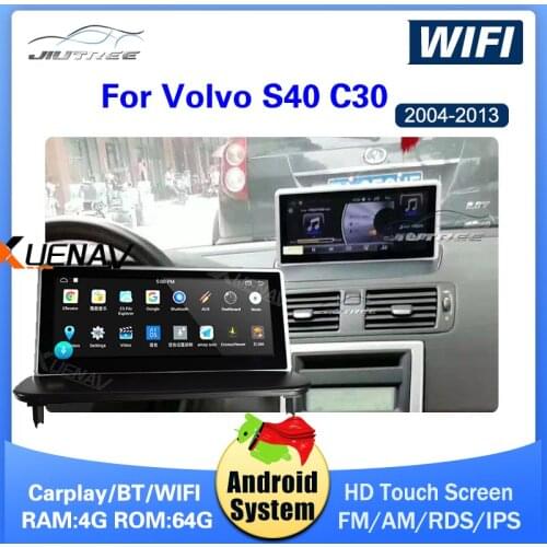Car Autoradio player For Volvo S40 C30 Car 2004-2013 Stereo Multimedia Video Player Car DVD GPS Navi With carplay For Volvo