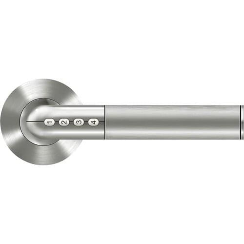 Electronic Door Handle with Code Intelligent Lock Remote Control Via App 14 Countries Language Easy Installation Smart Door Lock