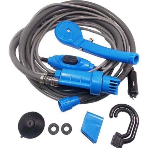 Hot 12V Universal Car Washer Shower Set Portable Electric Pump Outdoor Camping Travel Car Washer Hiking Pet Washer 2020 New