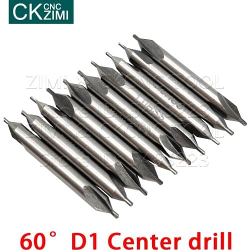 HSS High Speed Steel Combined Center Lathe Mill Tackle Tools 1mm 60 Degree Countersink Bit Drill Set For Power Tools Accessories