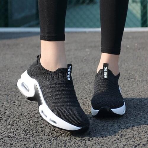 Women Sneakers Air Cushion Sports Shoes Breathable Mesh Mother Walking Shoes Woman Running Shoes Outdoor Gym Jogging Trainers