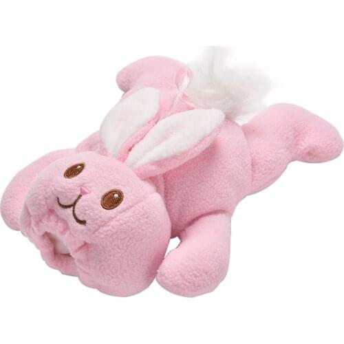 Cute Baby Kids Cartoon Feeding Bottles Bag Rabbit Milk Bottle Pouch Cover Toys