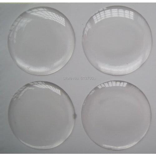 500 Pcs 1 inch 25.4mm Clear Epoxy Stickers Bottle Caps kit Round 3D Dome Free Shipping