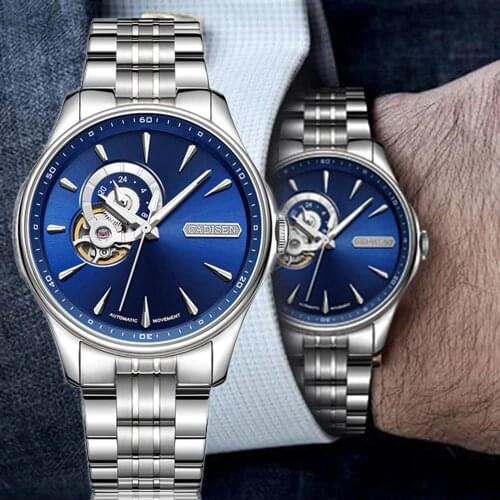 2020 new CADISEN watches mens Luxury Brand stainless fashion Diver Waterproof male wristwatch erkek kol saati mekanik otomatik