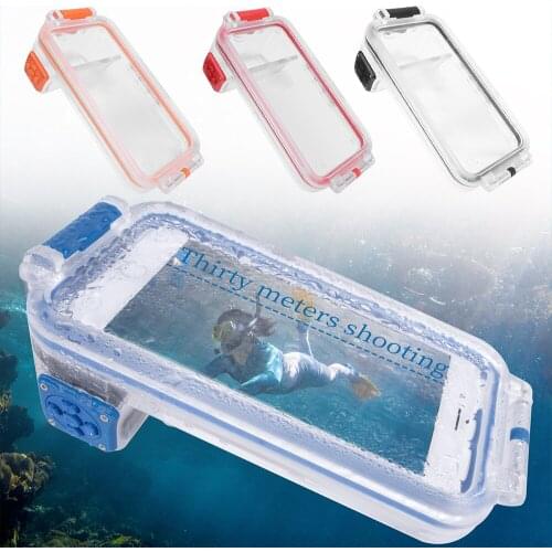 Pixco 30m Bluetooth Waterproof Diving Case Remote For IPhone 4.7 5.5 inch LCD screen Iphone X