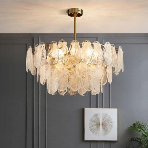 Light luxury creative chandelier Atmospheric luxury living room bedroom study simple post-modern personality designer lamps