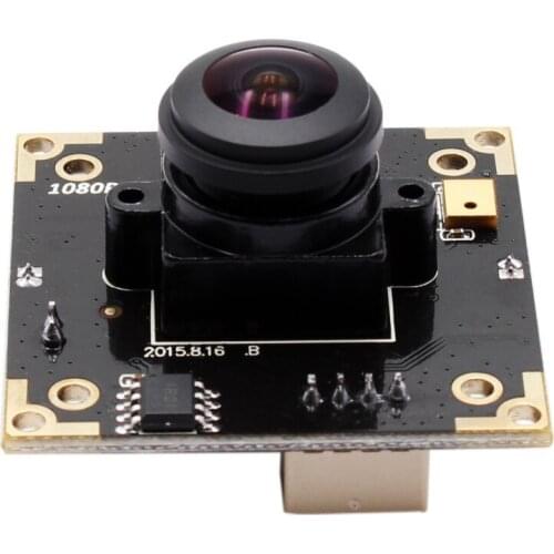 180 degree fisheye lens wide angle WDR USB Webcam MJPEG 2048X1536 H.264 30fps 1920*1080 AR0331 mini USB Camera for Windows