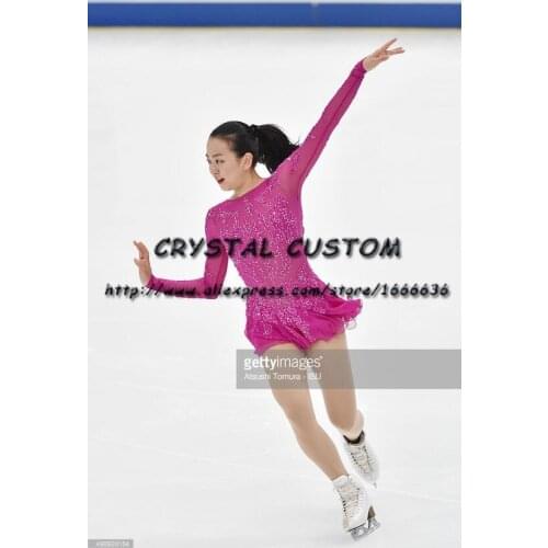 Custom Made to Fit Ice Skating Dresses Graceful New Brand Figure Skating Dresses For Competition DR4237