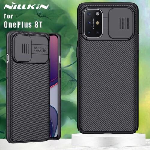 NILLKIN Camera Protection Case for OnePlus 8T 5G 8 Pro case Slide Protect Cover CamShield Back cover 8T Global Version cases