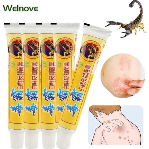 1Pcs Scorpion Psoriasis Cream Dermatitis Eczema Sterilization Anti-itch Herbal Medical Skin Repair Antibacterial Ointment 20g
