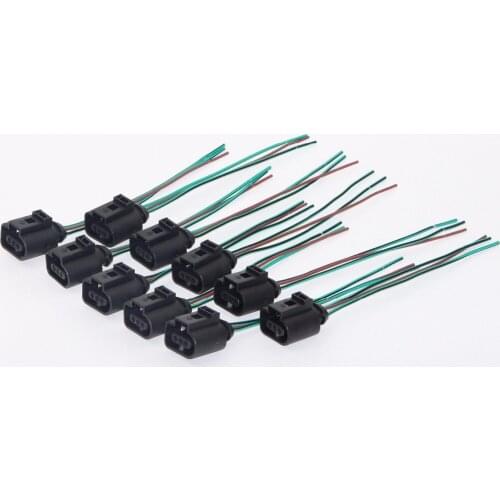 10PCS For A6 C6 A4 B6 B7 Q7 TT A8 VW Passat B5 B7 CC Touareg Oil Level Sensor Plug Wiring Cable Socket 3B0 973 703G 3B0973703G
