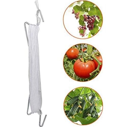 10pcs Plant Vegetable Hook Plant Growth Puller Hook Tomato Support Clips Vegetable Support Prevent Tomato From Pinching