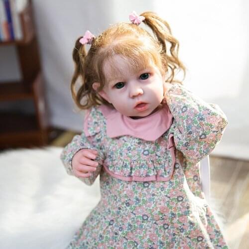 2021 New Design Reborn Baby Dolls Lifelike Cloth Body 51 CM Toddler Baby Toy Dolls For Kids Playmate Birthday Gift