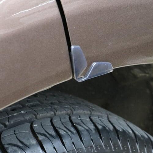 4 pieces of silicone door corner cover anti-collision scrape protector for Porsche Cayenne Macan Macan S Panamera Cayman Carrera