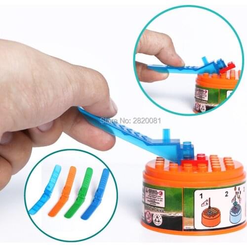5pcs/10pcs blocks splitter 4 color mixed,brick Separator Disassemble Tool childrens building blocks essential plastic kit toys