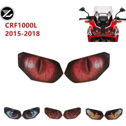 For Honda CRF1000L Afrika Twin 2015-2018 2016 17 Motorcycle accessories headlight protection sticker headlights eye body sticker