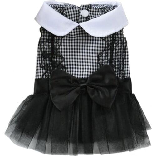 Dog Accessories Attractive Two-legged Pet Skirt Apparel Dog Princess Dress Button Closure for Party