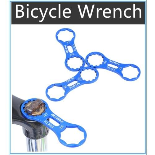 RISK Aluminum Bicycle Front Fork Repair Tool For SR Suntour XCR/XCT/XCM/RST MTB Bike Front Fork Cap Wrench Disassembly Tools