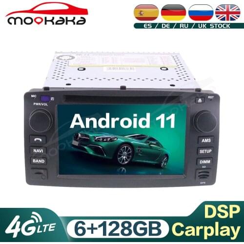 For Toyota Corolla 2001 - 2006 Android 11 6G +128GB Car Multimedia DVD Player GPS Navigation Audio Stereo Head Unit Carplay DSP