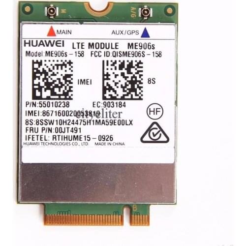 Wireless Adapter Card for HUAWEI ME906S-158 4G LTE FDD EDGE GPRS GSM Module NGFF WWAN Card leovo thinkpad IBM FRU:00JT491