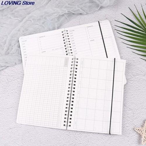 Notebook Agenda Daily Weekly Monthly Plan Spiral Organizer Schedule Planner Supplies Teacher Planner School Office