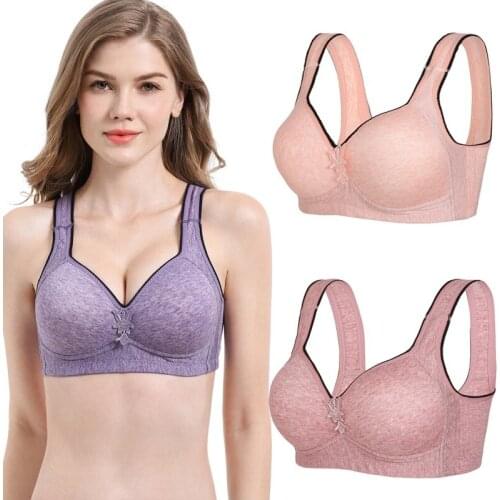 Sexy Women Bra Seamless Plus Size Bras For Women Wire Free Breathable Full Cup Sports Bra Push Up Bralette Women Padded Bra New