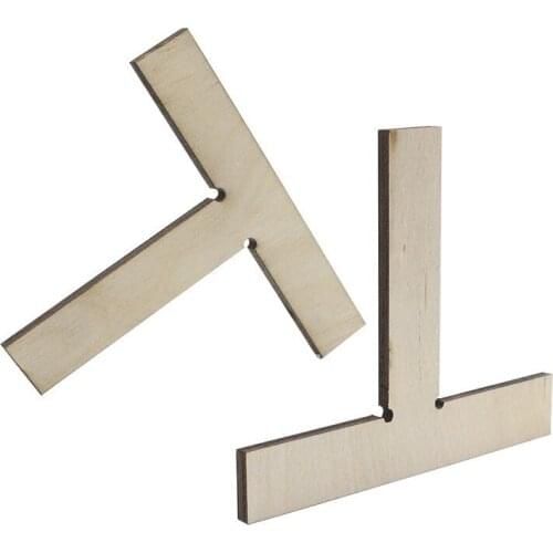 T-type Wooden Stamp Gauge Tools for Jinshi Seal Cutting Used to fix the Impression Stone Book Corner Protector New fixing tools