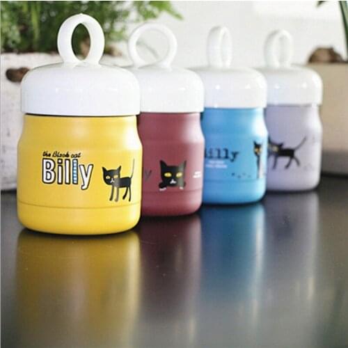 Cartoon Kids 304 Stainless Steel Thermo Mugs Mini Insulated Tumbler Travel Thermos Bottle Thermal Coffee Cup Thermocup Gifts