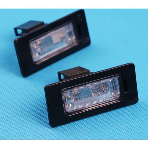 Rear License Plate Light Lamp Halogen 12V For Audi A1 A4 A4 Allroad A5 A6 A7 Q5 TT RS5 Passat Superb Yeti 8T0943021 8KD943021