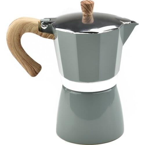 Гейзерная кофеварка 150/300ml Italian Coffee Maker Aluminum Moka Pot Espresso Cold Drip Coffee Italian Coffee Pots With Strainer