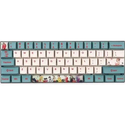 PBT Keycaps XDA Profile China Element Keycap Dye Sublimation Antiquity 108 Key Cap for Mechanical Keyboard