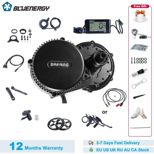 48V 750W Bafang BBS02B Mid Drive Motor Ebike Electric Bicycle Conversion Kits 68-73mm E-bike 8FUN Powerful Engine Latest Version