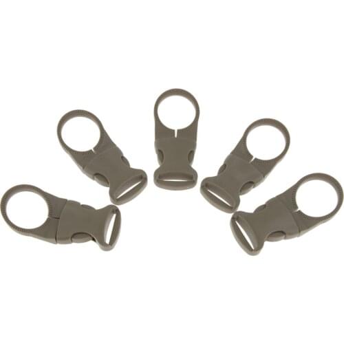 MagiDeal Multi-Function 5Pcs Plastic Sports Water Bottle Buckle Clip Hanging Hook Holder for Outdoor Camping Hiking Travel Acce