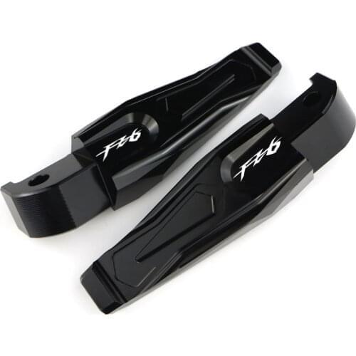 Motorcycle Rear Passenger Foot Peg Footrests Footpeg Pedal CNC Aluminum Fit For YAMAHA FZ6 2004-2019 FZ 6