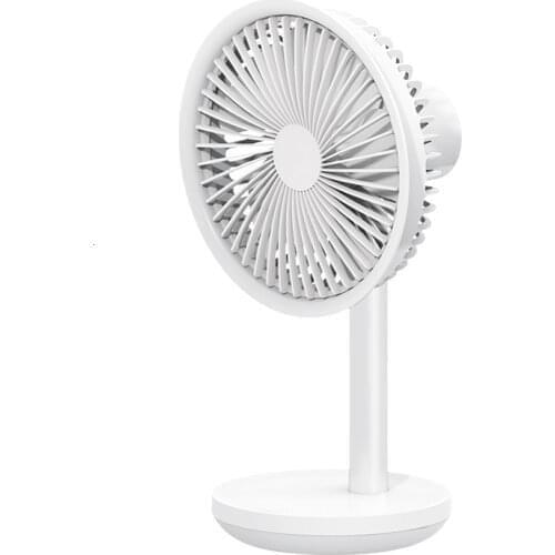 XIAOMI SOLOVE 5W USB Desktop Table Fan 4000mAh USB Rechargeable 3 Modes Wind Speed Cooling Oscillating Fan Black/Pink/White