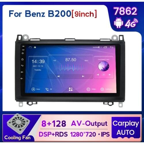 7862C Android 10 GPS Connected Systems For Mercedes Benz B200 A Classe B W169 W245 Viano Vito W639 Car Radio Multimedia Player