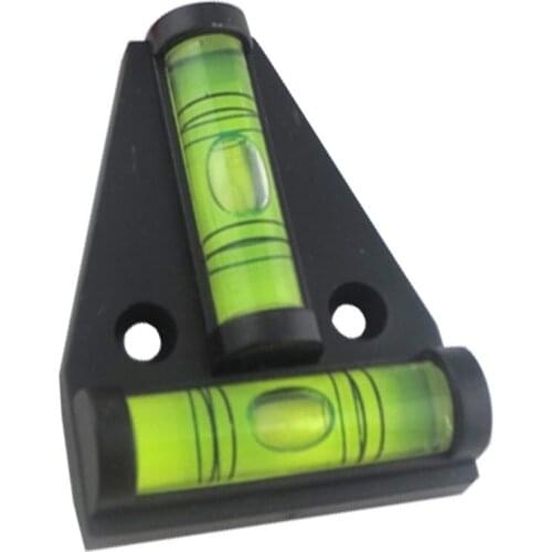 Poratable T Shape Spirit Level Bubble Working Fixing T Type Level Measure Bubble Tool Mini Plastic Measurement Tool