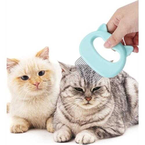 Pet dog hair special needle comb pet massage brush pet grooming massage dog comb cat hair cleaner cleaning beauty products