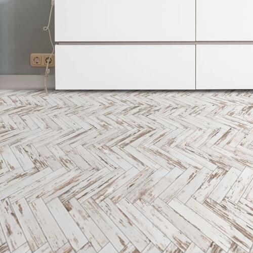 Nordic DB010 simulation wood grain floor sticker 3D waterproof non-slip DIY self-adhesive Living room bedroom floor decoration