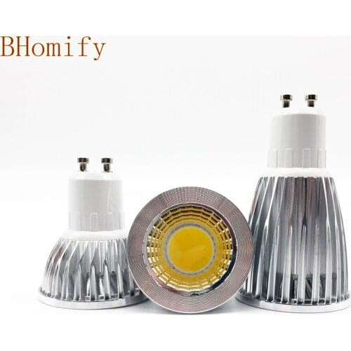 Super Bright GU10 E27 GU5.3 LED Bulbs Light Dimmable Led Warm/White 85-265V 6W 9W 12W GU10 COB LED lamp light GU10 led Spotlight
