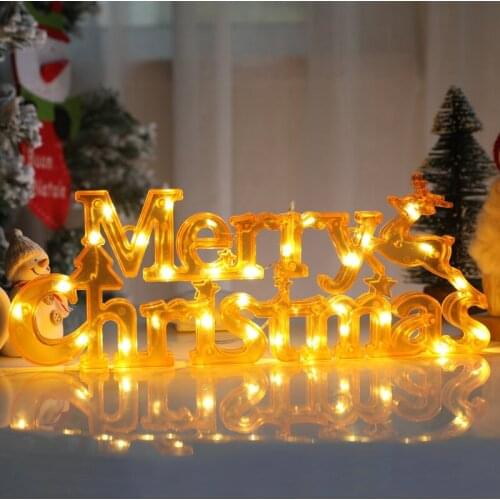 LED Christmas Decoration Hanging Light Room Glass Window Xmas Suction Cup Lamp Gift Christmas Tree Hanging 2021 New Year Decor