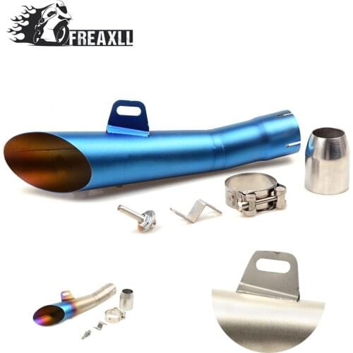 Universal Motorcycle Exhaust Pipe Muffler Motorbike Motorcross Scooter Escape Modified Exhaust System For Kawasaki Z 800 Ninja
