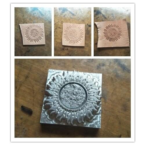 Sun pattern \ Chinese zodiac namely,rat,ox,tiger,rabbit,dragon,snake,horse,goat,monkey,rooster,dog,pig with leather carving tool