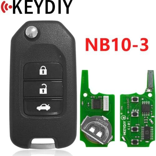 NB10 Universal Multi-functional KD Remote 3 Button NB Series Key For KD900 URG200 Remote Master
