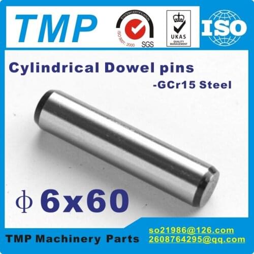 10 pieces/Lot 6x60mm Locating Pins/Dowel pins/6mm Cylindrical position pins-TLANMP Material:Steel GCr15