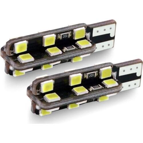 2 x T10 W5W 194 Wedge License Plate Lamp Parking Light Reading Light Car Map Light 158 159 161 168 White 12v
